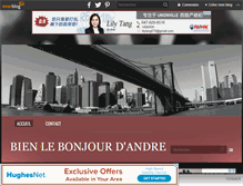 Tablet Screenshot of bienlebonjourdandre.com